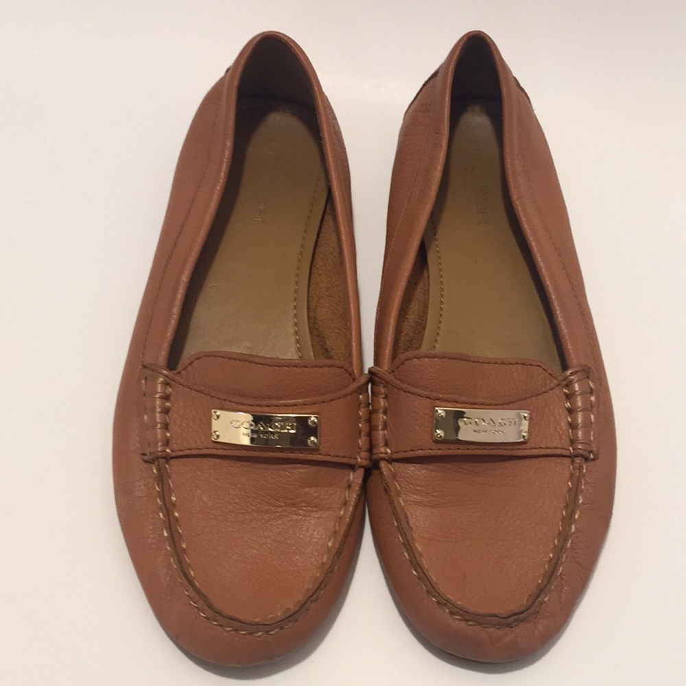 Coach Cognac Loafers